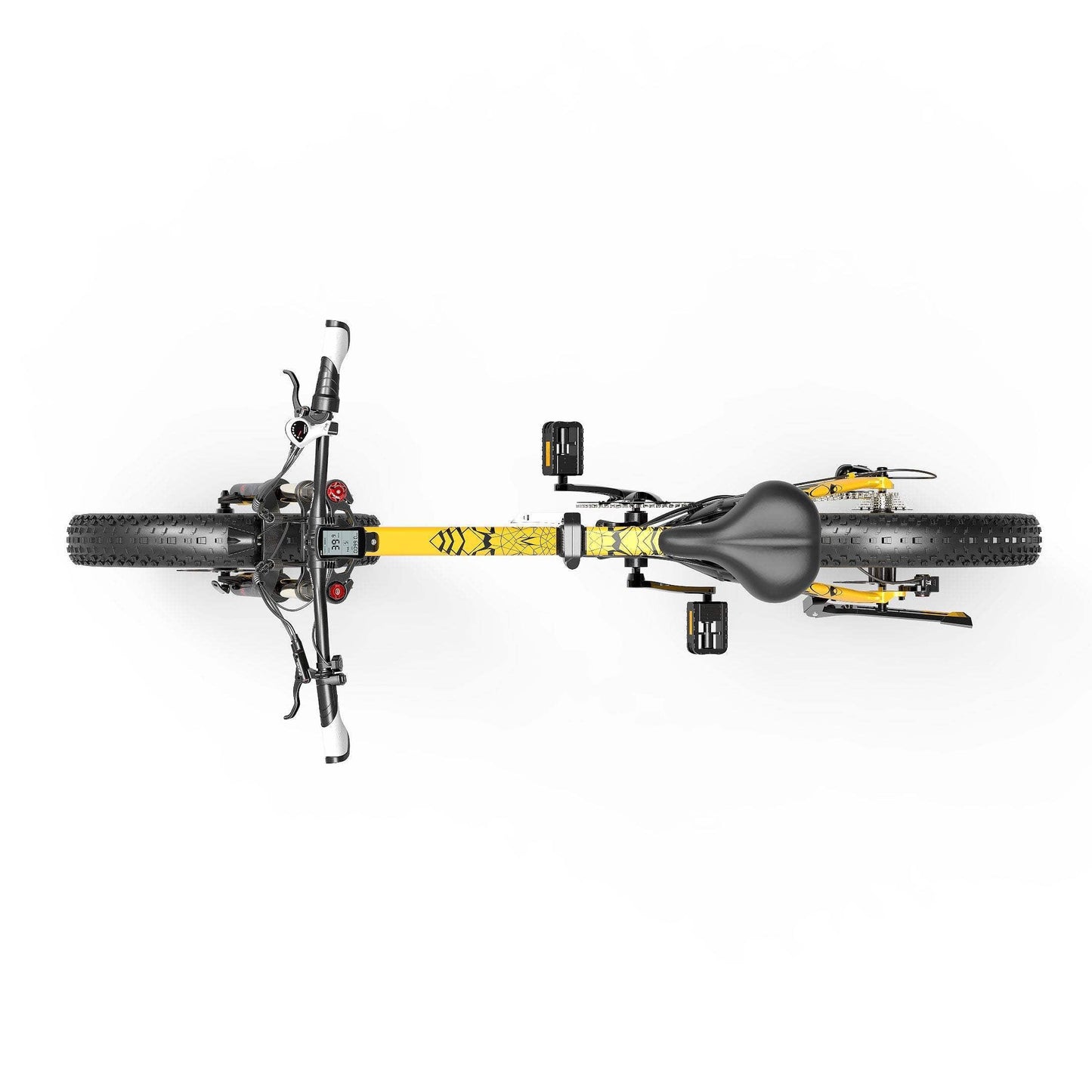 Lankeleisi X3000 Plus 1000W 20" Fat Bike Dual Crown Fork Foldable E-Mountain Bike 17.5Ah 25 Mph 80 Miles - Buybestgear UK