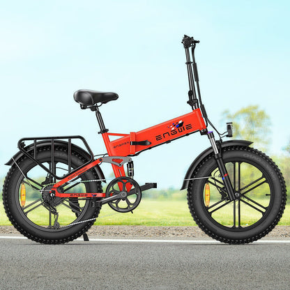 Engwe Engine X 250W 20" Foldable Fat Tire Electric Bike E-Mountain Bike 48V 13Ah Battery