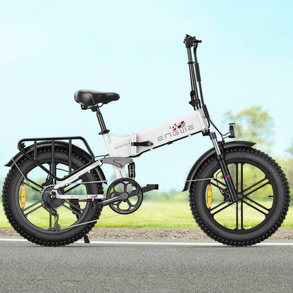 Engwe Engine X 250W 20" Foldable Fat Tire Electric Bike E-Mountain Bike 48V 13Ah Battery