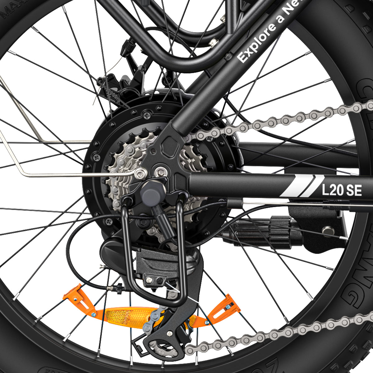 Engwe L20 SE 250W 20" Foldable Electric Bike Step-through Trekking E-bike 36V 15.6Ah Battery [Pre-Order]