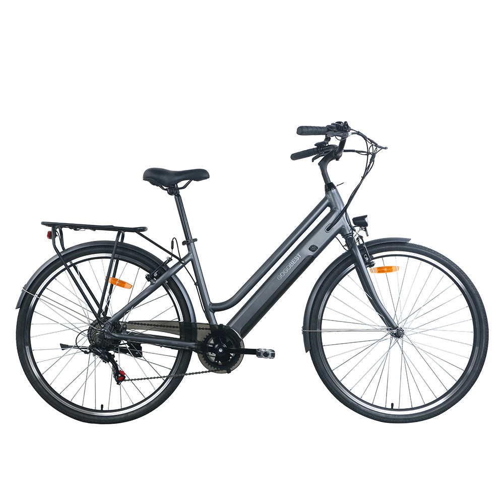 Gogobest GM28 350W 27.5" Electric Trekking Bike City E-bike 36V 10.4Ah Battery