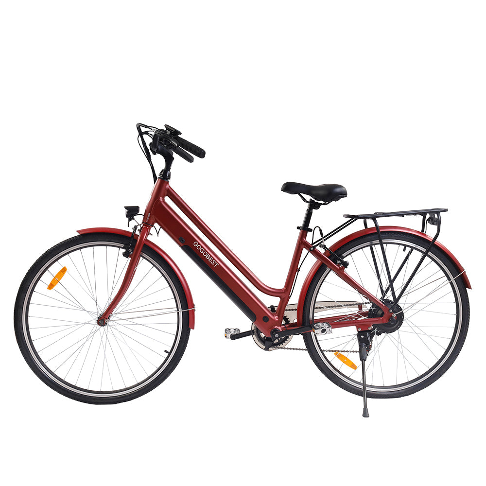 Gogobest GM28 350W 27.5" Electric Trekking Bike City E-bike 36V 10.4Ah Battery