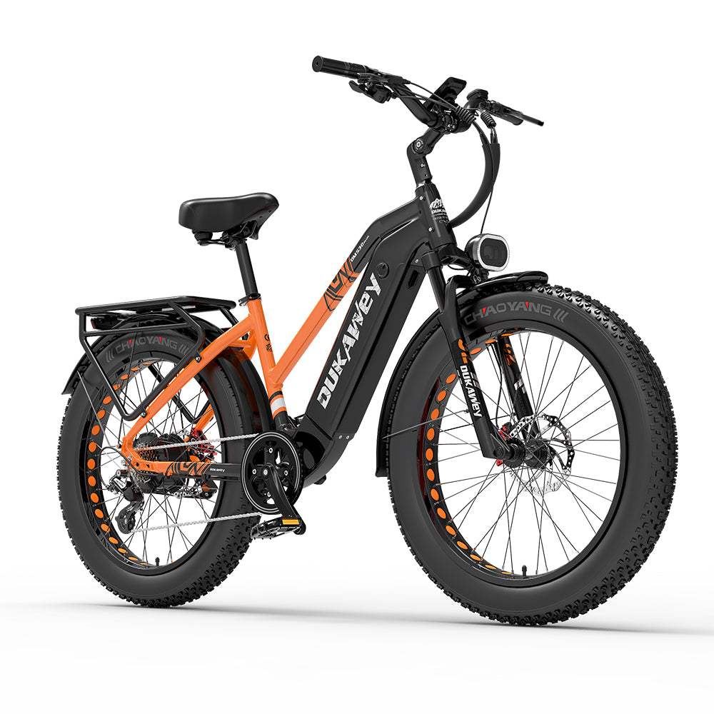 Dukawey DM530 Plus 1000W 26" Fat Bike All Terrain Electric Bike 52V 20Ah Samsung Battery