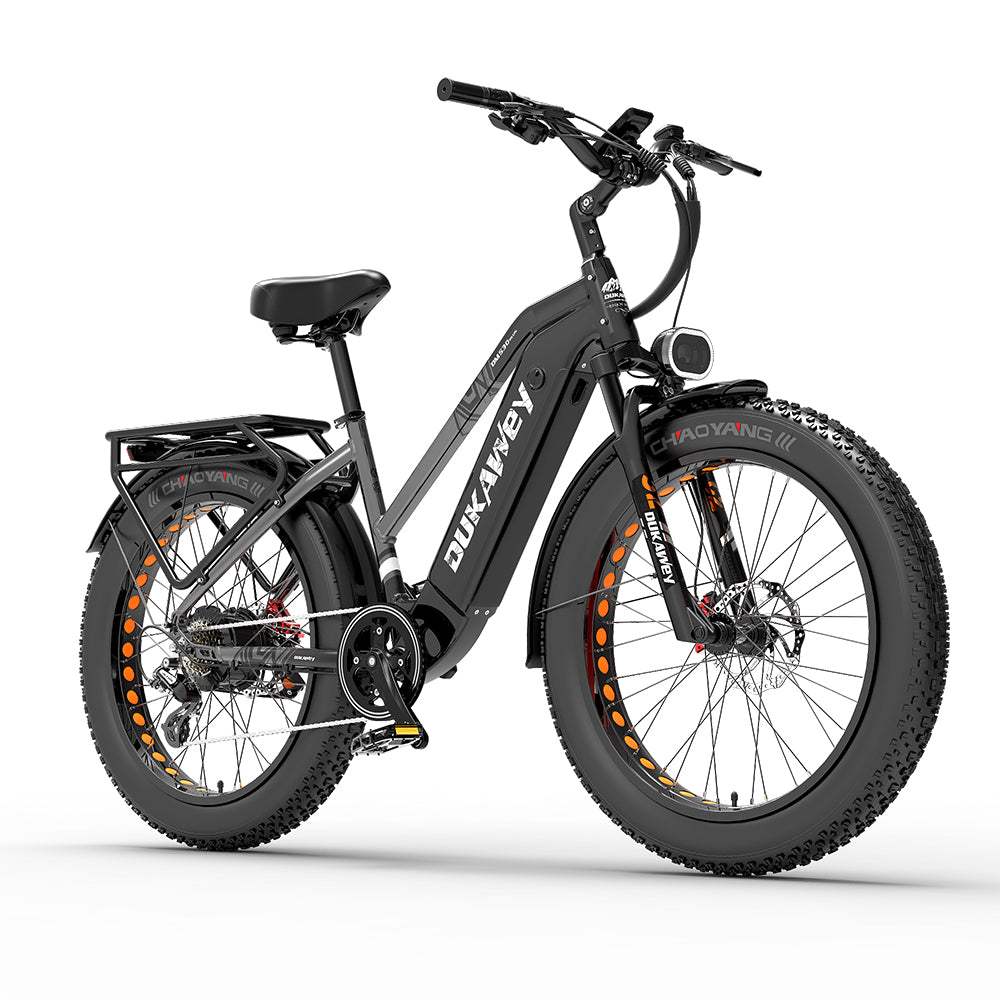 Dukawey DM530 Plus 1000W 26" Fat Bike All Terrain Electric Bike 52V 20Ah Samsung Battery