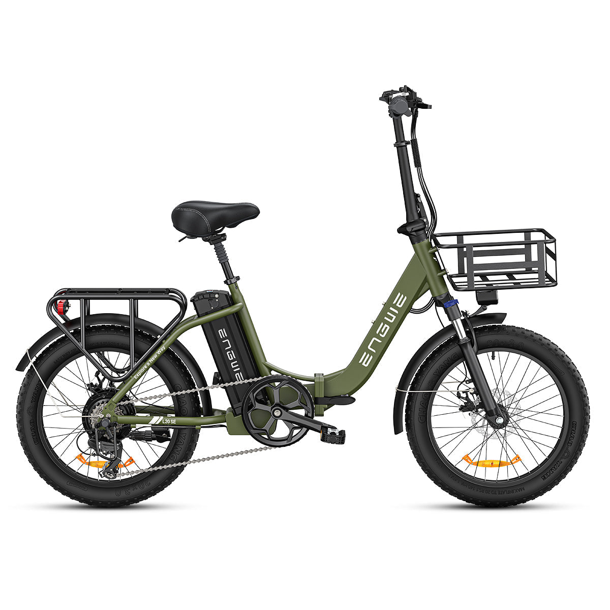 Engwe L20 SE 250W 20" Foldable Electric Bike Step-through Trekking E-bike 36V 15.6Ah Battery [Pre-Order]