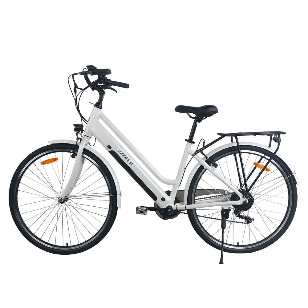 Gogobest GM28 350W 27.5" Electric Trekking Bike City E-bike 36V 10.4Ah Battery