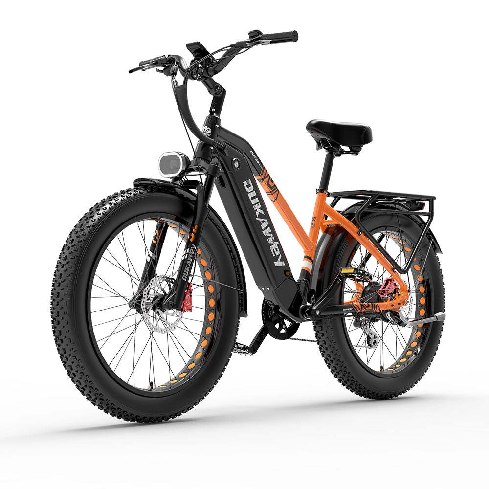 Dukawey DM530 Plus 1000W 26" Fat Bike All Terrain Electric Bike 52V 20Ah Samsung Battery