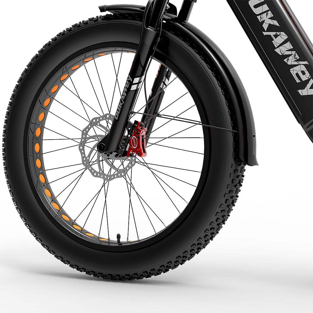 Dukawey DM530 Plus 1000W 26" Fat Bike All Terrain Electric Bike 52V 20Ah Samsung Battery
