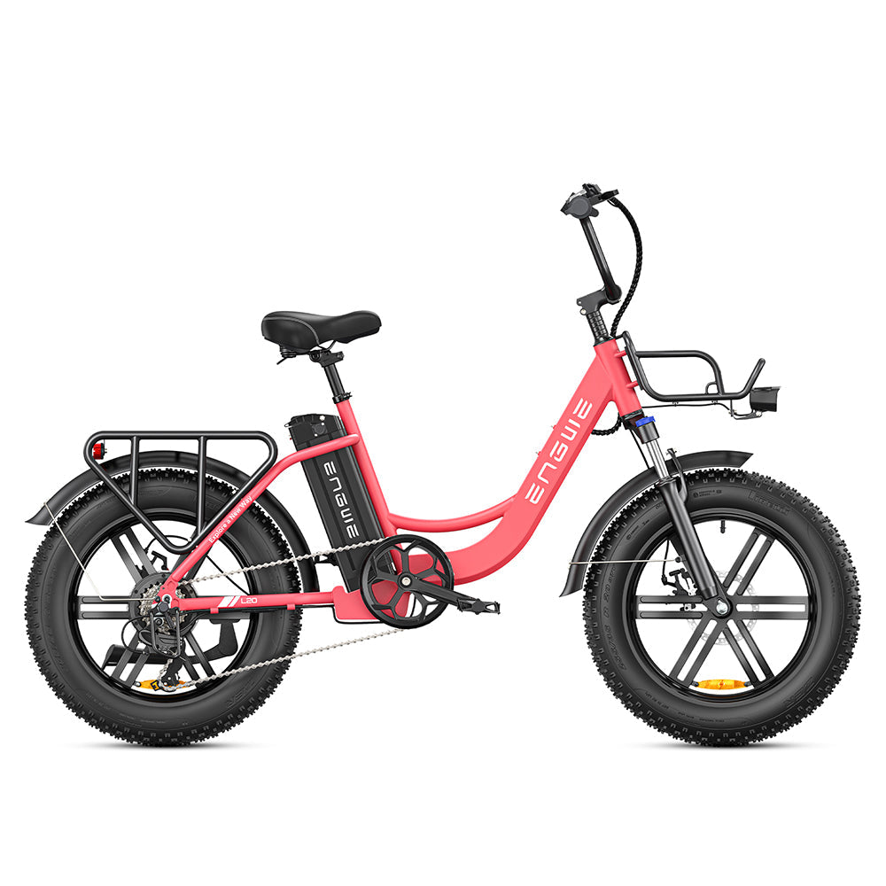 Engwe L20 250W 20" Fat Bike Step-through Electric Trekking Bike 48V 13Ah Battery