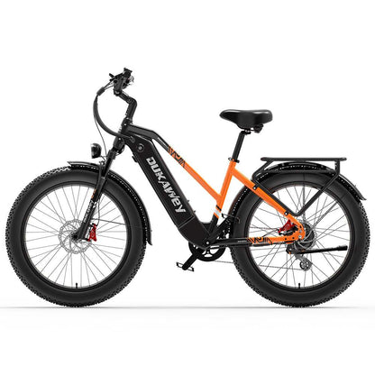 Dukawey DM530 Plus 1000W 26" Fat Bike All Terrain Electric Bike 52V 20Ah Samsung Battery