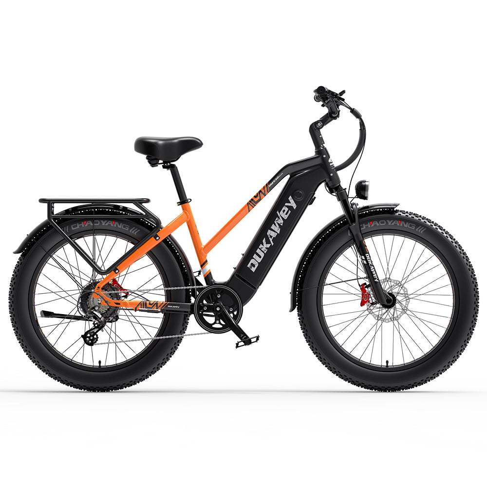 Dukawey DM530 Plus 1000W 26" Fat Bike All Terrain Electric Bike 52V 20Ah Samsung Battery
