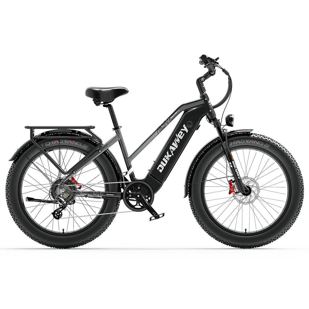Dukawey DM530 Plus 1000W 26" Fat Bike All Terrain Electric Bike 52V 20Ah Samsung Battery