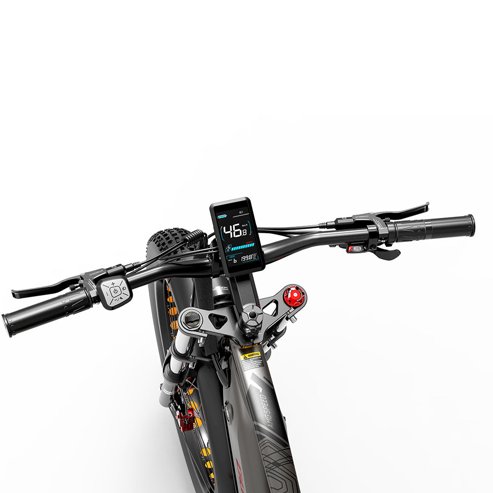Dukawey Silvertip8 1000W 26” Fat Bike E-Mountain Bike 52V 20Ah Samsung Battery EMTB