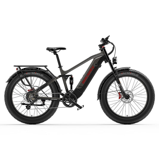 Dukawey Silvertip8 1000W 26” Fat Bike E-Mountain Bike 52V 20Ah Samsung Battery EMTB