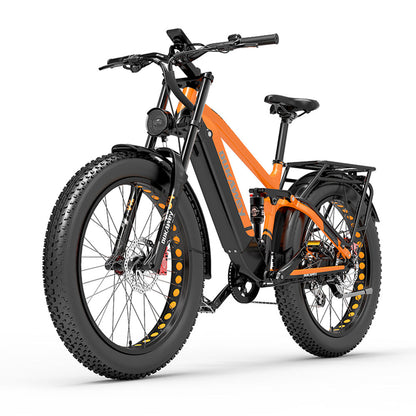 Dukawey Silvertip8 1000W 26” Fat Bike E-Mountain Bike 52V 20Ah Samsung Battery EMTB