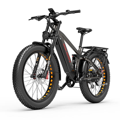 Dukawey Silvertip8 1000W 26” Fat Bike E-Mountain Bike 52V 20Ah Samsung Battery EMTB
