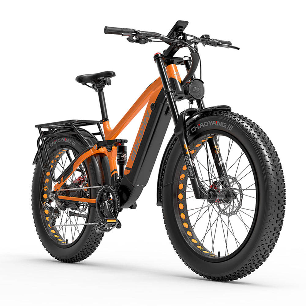 Dukawey Silvertip8 1000W 26” Fat Bike E-Mountain Bike 52V 20Ah Samsung Battery EMTB