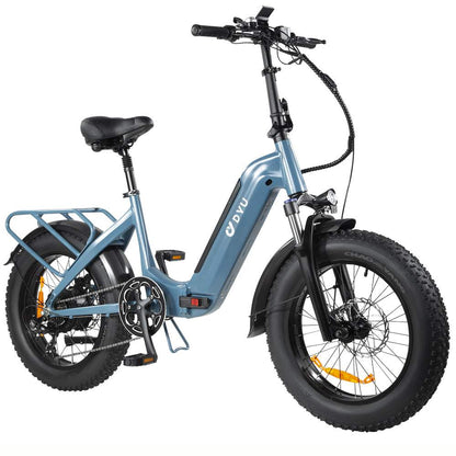 DYU FF500 500W 20" Foldable Fat Tire Electric Bike 48V 14Ah LG Battery