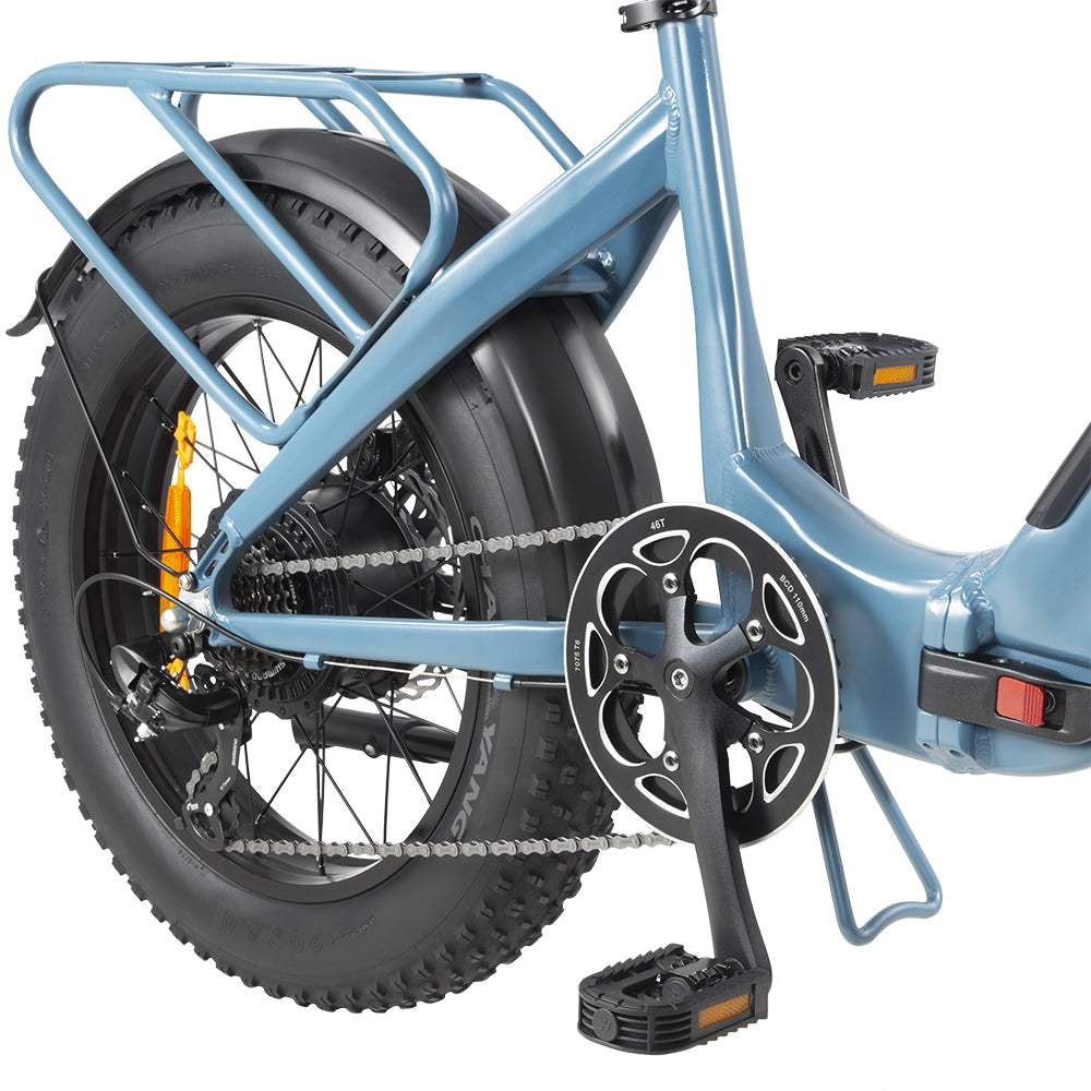 DYU FF500 500W 20" Foldable Fat Tire Electric Bike 48V 14Ah LG Battery