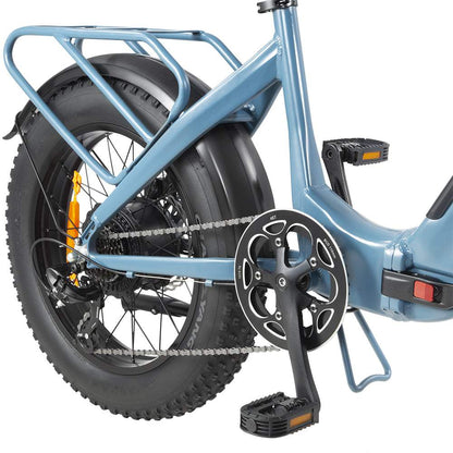 DYU FF500 500W 20" Foldable Fat Tire Electric Bike 48V 14Ah LG Battery