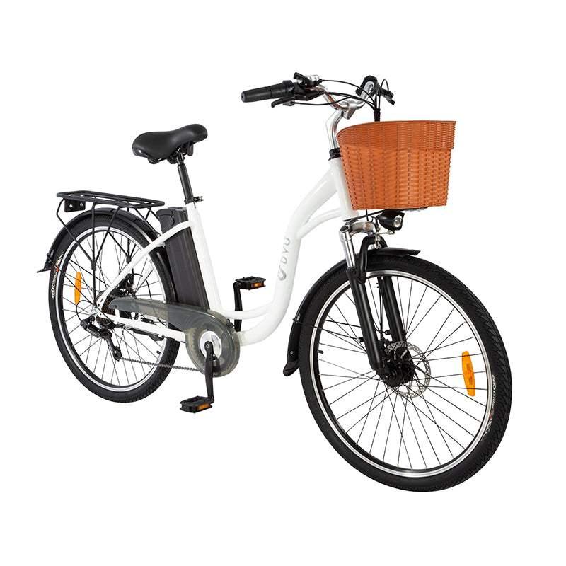 DYU C6 350W 26" Electric Trekking Bike City E-bike 12.5Ah 15.5 Mph 40 Miles - Buybestgear UK