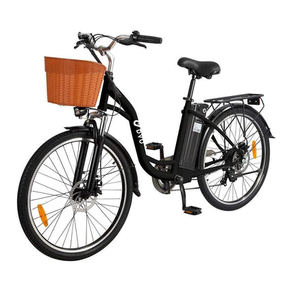DYU C6 350W 26" Electric Trekking Bike City E-bike 12.5Ah 15.5 Mph 40 Miles - Buybestgear UK