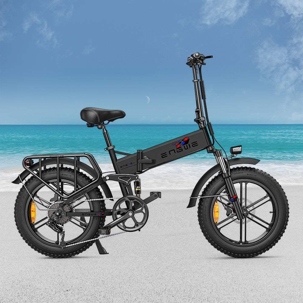 Engwe Engine Pro 2022 Version 750W 20" Fat Bike Foldable E-Mountain Bike 16Ah 25 Mph 75 Miles - Buybestgear UK