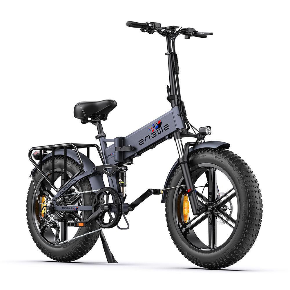 Engwe Engine Pro 2022 Version 750W 20" Fat Bike Foldable E-Mountain Bike 16Ah 25 Mph 75 Miles - Buybestgear UK