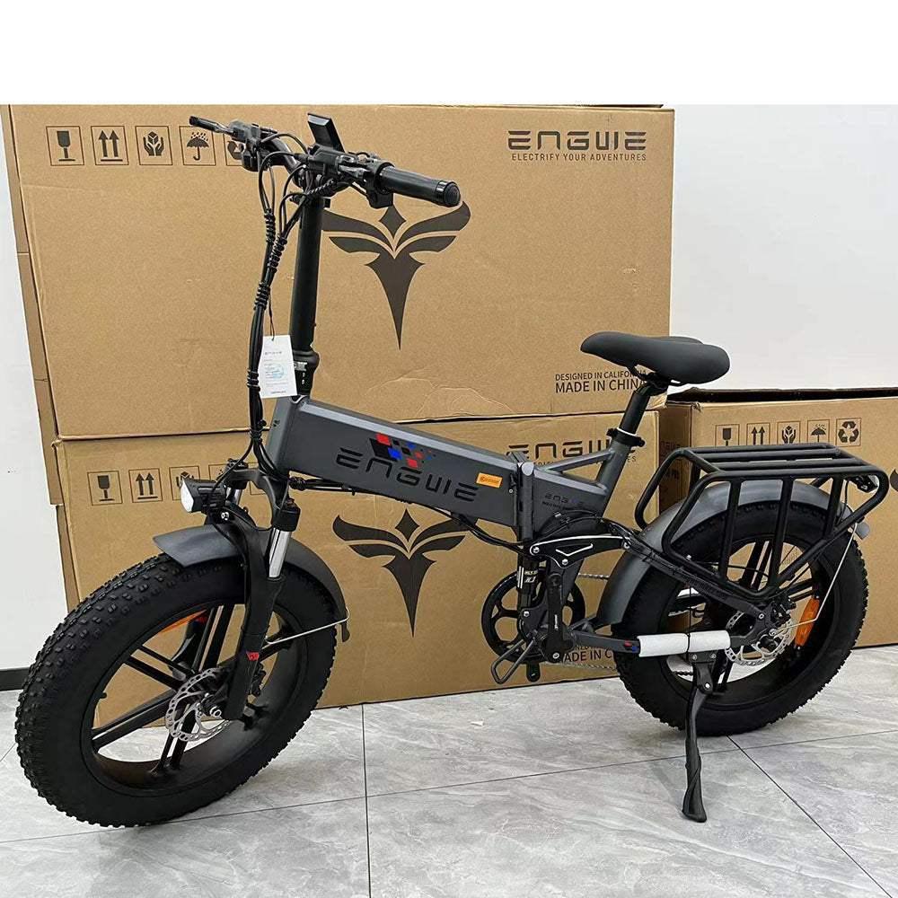 Engwe Engine Pro 2022 Version 750W 20" Fat Bike Foldable E-Mountain Bike 16Ah 25 Mph 75 Miles - Buybestgear UK