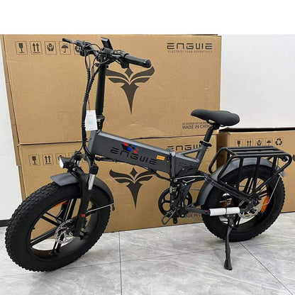 Engwe Engine Pro 2022 Version 750W 20" Fat Bike Foldable E-Mountain Bike 16Ah 25 Mph 75 Miles - Buybestgear UK