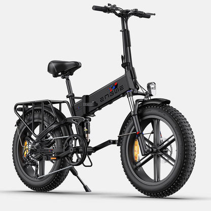 Engwe Engine X 250W 20" Fat Bike Foldable E-Mountain Bike 13Ah 15.5 Mph 62 Miles - Buybestgear UK