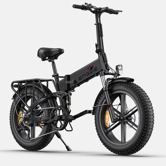 Engwe Engine X 250W 20" Fat Bike Foldable E-Mountain Bike 13Ah 15.5 Mph 62 Miles - Buybestgear UK