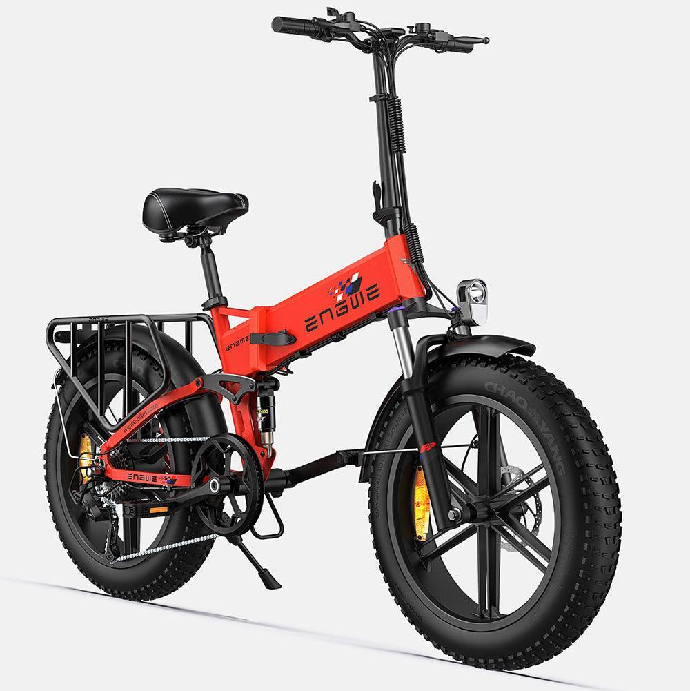 Engwe Engine X 250W 20" Fat Bike Foldable E-Mountain Bike 13Ah 15.5 Mph 62 Miles - Buybestgear UK