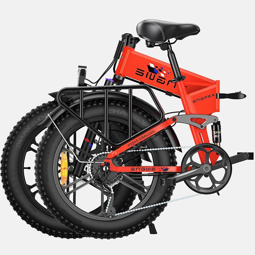 Engwe Engine X 250W 20" Fat Bike Foldable E-Mountain Bike 13Ah 15.5 Mph 62 Miles - Buybestgear UK