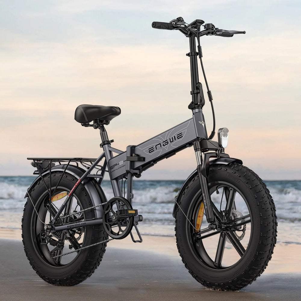 Engwe EP-2 Pro 2022 Version 750W 20" Fat Bike Foldable E-Mountain Bike 13Ah 22Mph 62 Miles - Buybestgear UK