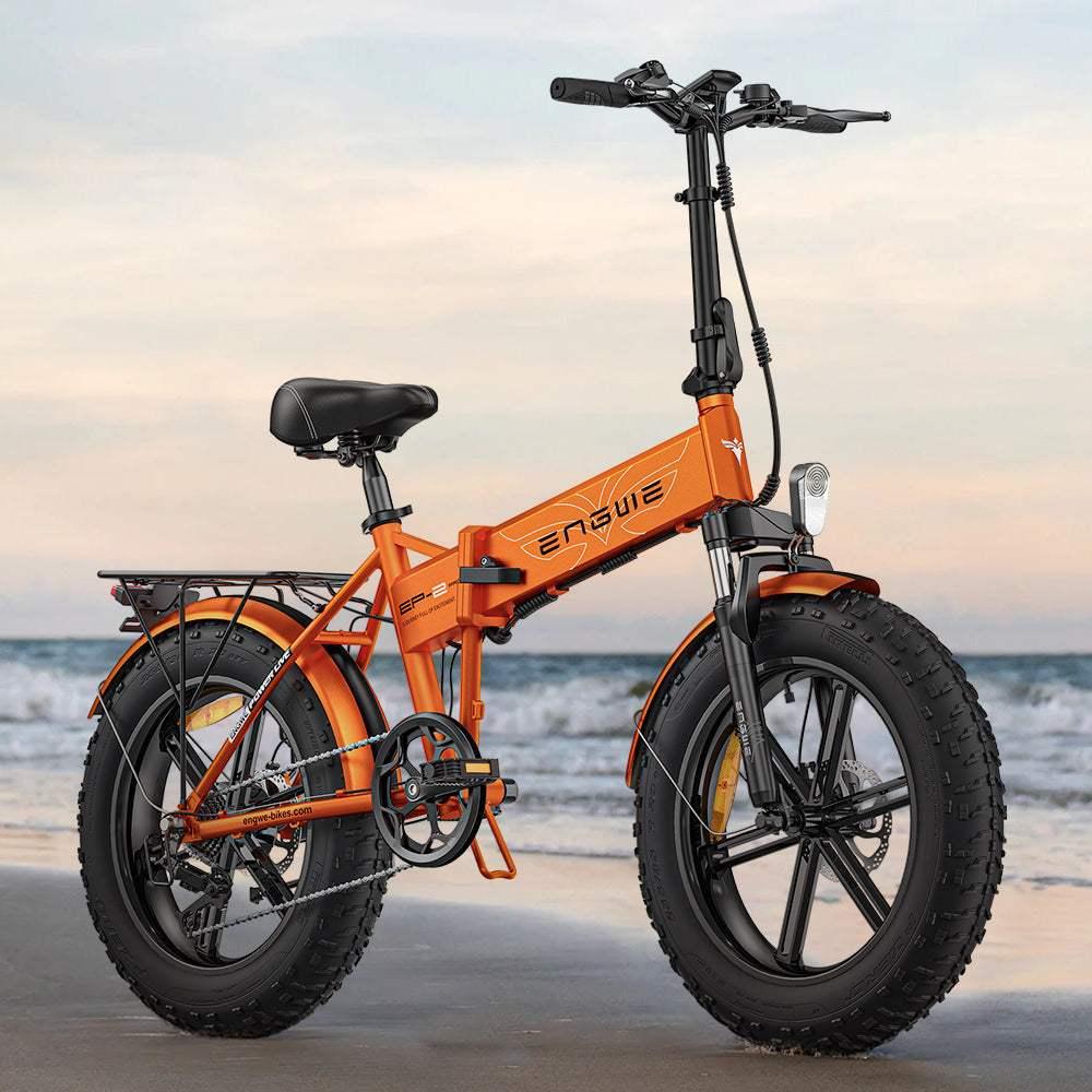Engwe EP-2 Pro 2022 Version 750W 20" Fat Bike Foldable E-Mountain Bike 13Ah 22Mph 62 Miles - Buybestgear UK