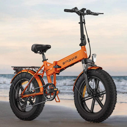 Engwe EP-2 Pro 2022 Version 750W 20" Fat Bike Foldable E-Mountain Bike 13Ah 22Mph 62 Miles - Buybestgear UK