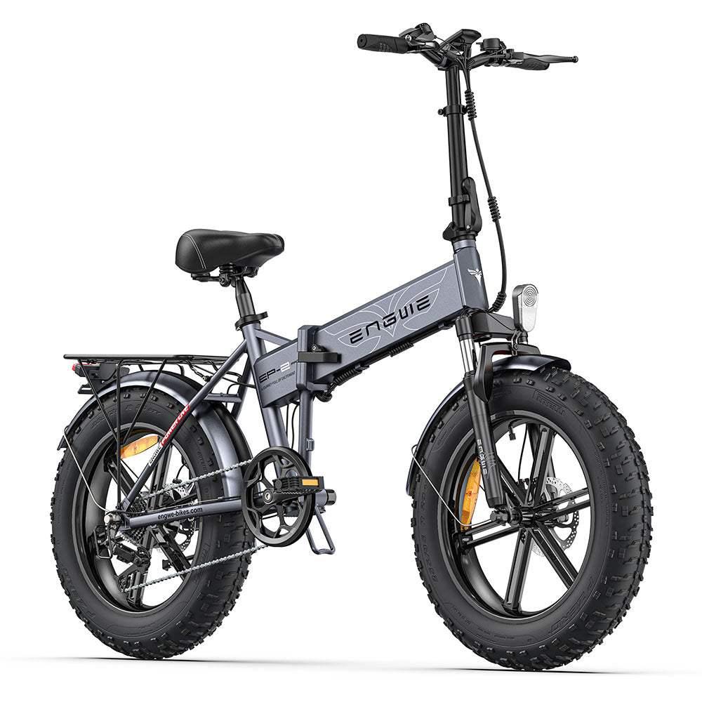 Engwe EP-2 Pro 2022 Version 750W 20" Fat Bike Foldable E-Mountain Bike 13Ah 22Mph 62 Miles - Buybestgear UK