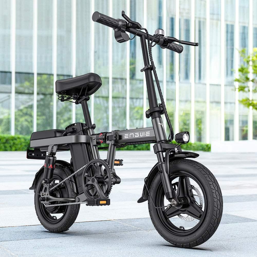 Engwe T14 250W 14" Folding Electric Bicycle 48V 10Ah 15.5 Mph 50 Miles - Buybestgear UK