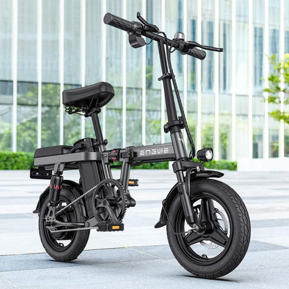 Engwe T14 250W 14" Folding Electric Bicycle 48V 10Ah 15.5 Mph 50 Miles - Buybestgear UK