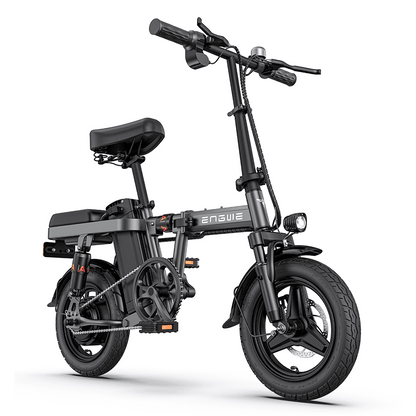 Engwe T14 250W 14" Folding Electric Bicycle 48V 10Ah 15.5 Mph 50 Miles - Buybestgear UK