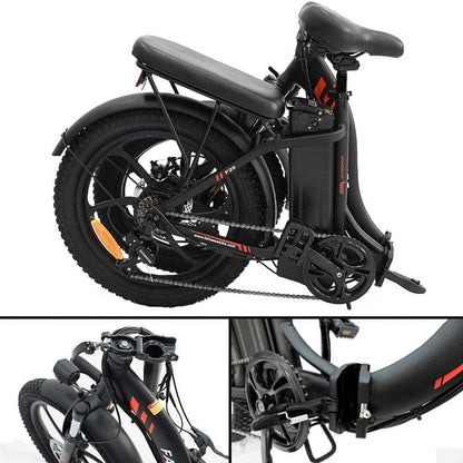 Fafrees F20 250W 20" Foldable Electric Bike Step-through City E-bike 36V 16Ah Battery