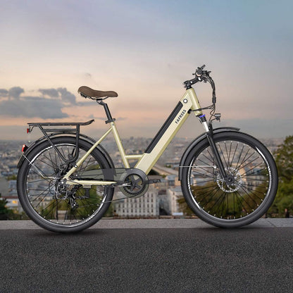 Fafrees F26 Pro 250W 26" Electric Trekking Bike City E-bike 36V 10Ah Battery with APP Support