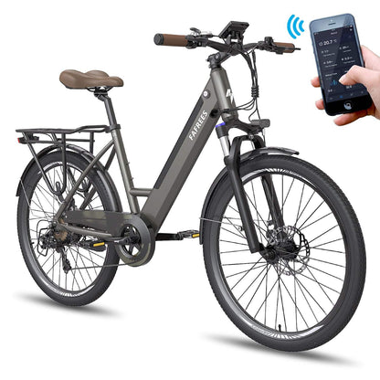 Fafrees F26 Pro 250W 26" Electric Trekking Bike City E-bike 36V 10Ah Battery with APP Support