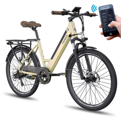 Fafrees F26 Pro 250W 26" Electric Trekking Bike City E-bike 36V 10Ah Battery with APP Support