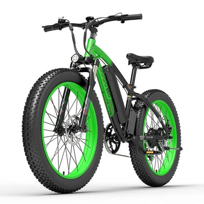 Gogobest GF600 1000W 26" Fat Bike E-Mountain Bike 13Ah 18.5 Mph 62 Miles - Buybestgear UK