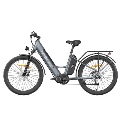 Gogobest GF850 500W 26'' Fat Bike Mid-Drive Motor Electric Trekking Bike 32km/h 130km 10.4Ah*2 Dual Batteries