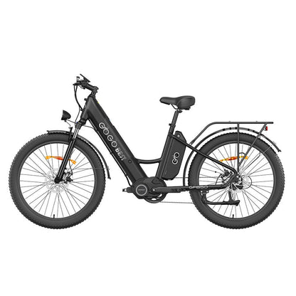 Gogobest GF850 500W 26'' Fat Bike Mid-Drive Motor Electric Trekking Bike 32km/h 130km 10.4Ah*2 Dual Batteries