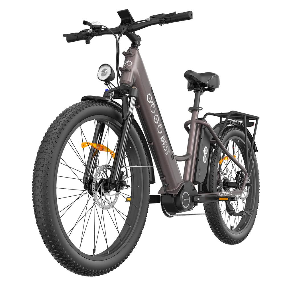 Gogobest GF850 500W 26'' Fat Bike Mid-Drive Motor Electric Trekking Bike 32km/h 130km 10.4Ah*2 Dual Batteries