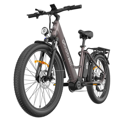 Gogobest GF850 500W 26'' Fat Bike Mid-Drive Motor Electric Trekking Bike 32km/h 130km 10.4Ah*2 Dual Batteries